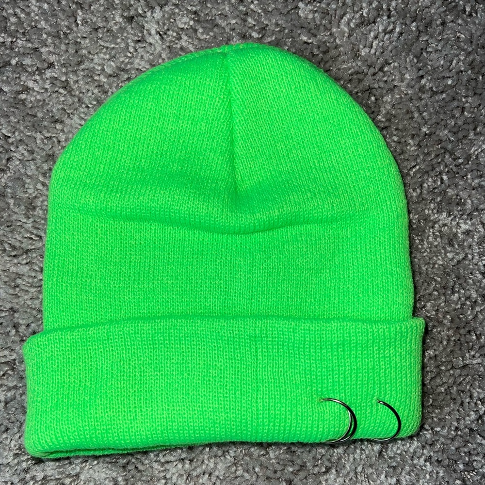 Neon Green Beanie Hat